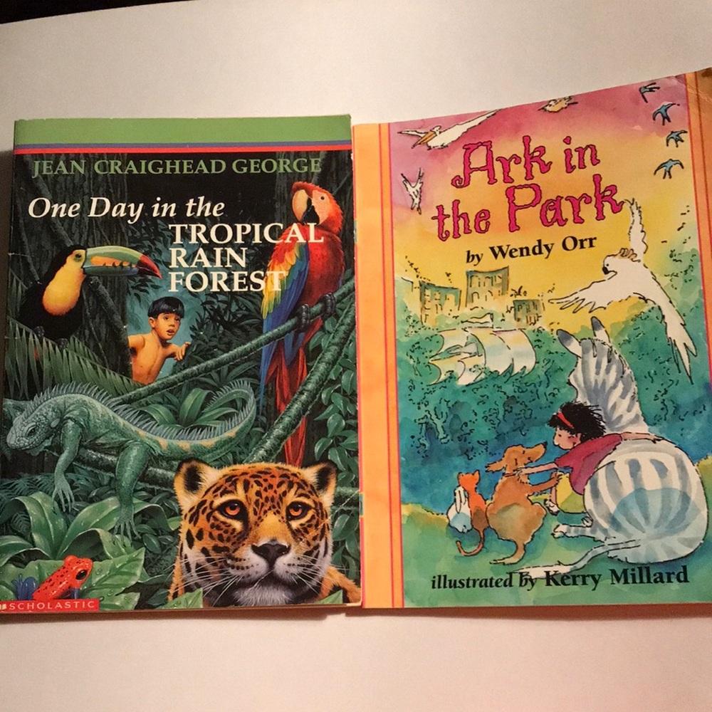 Children's Book Set - Tropical and Adventure Themes of 2